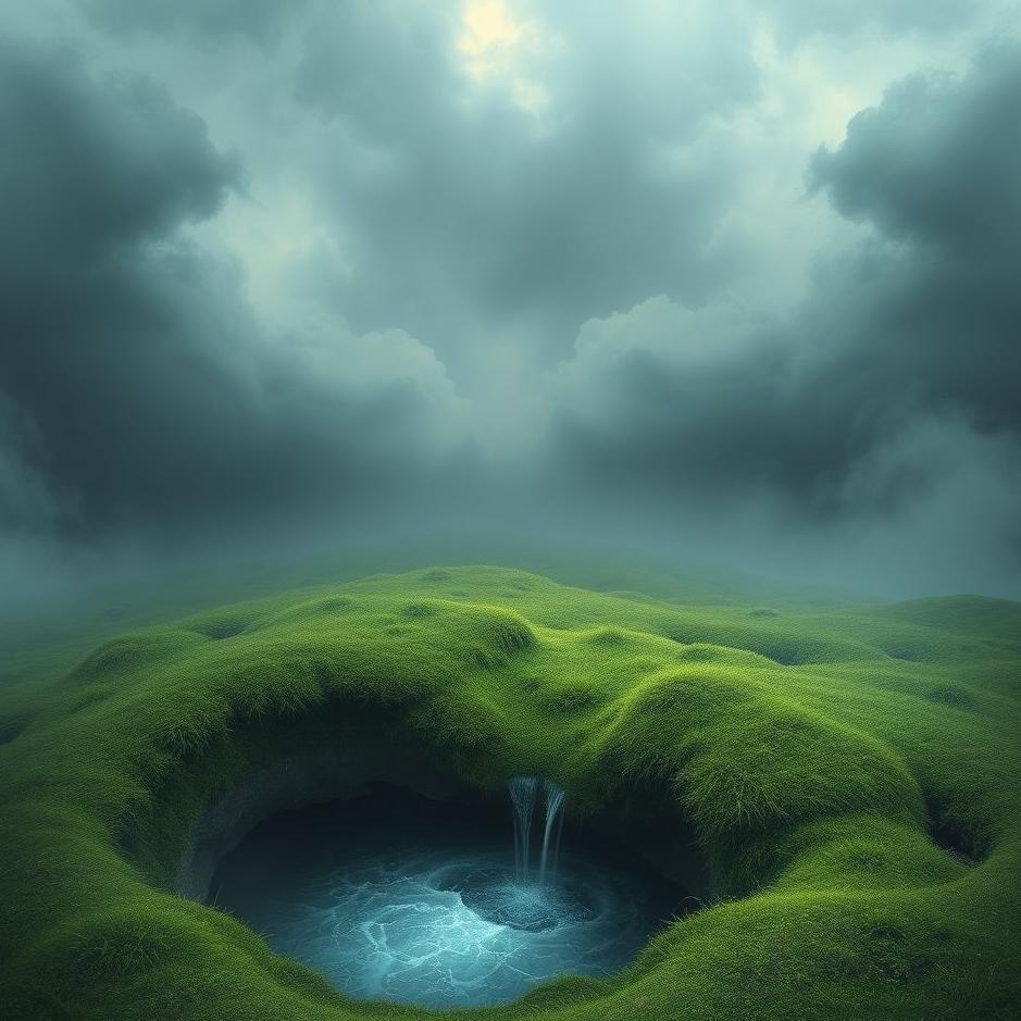 Dream : The sound of water coming from a grave in a dream