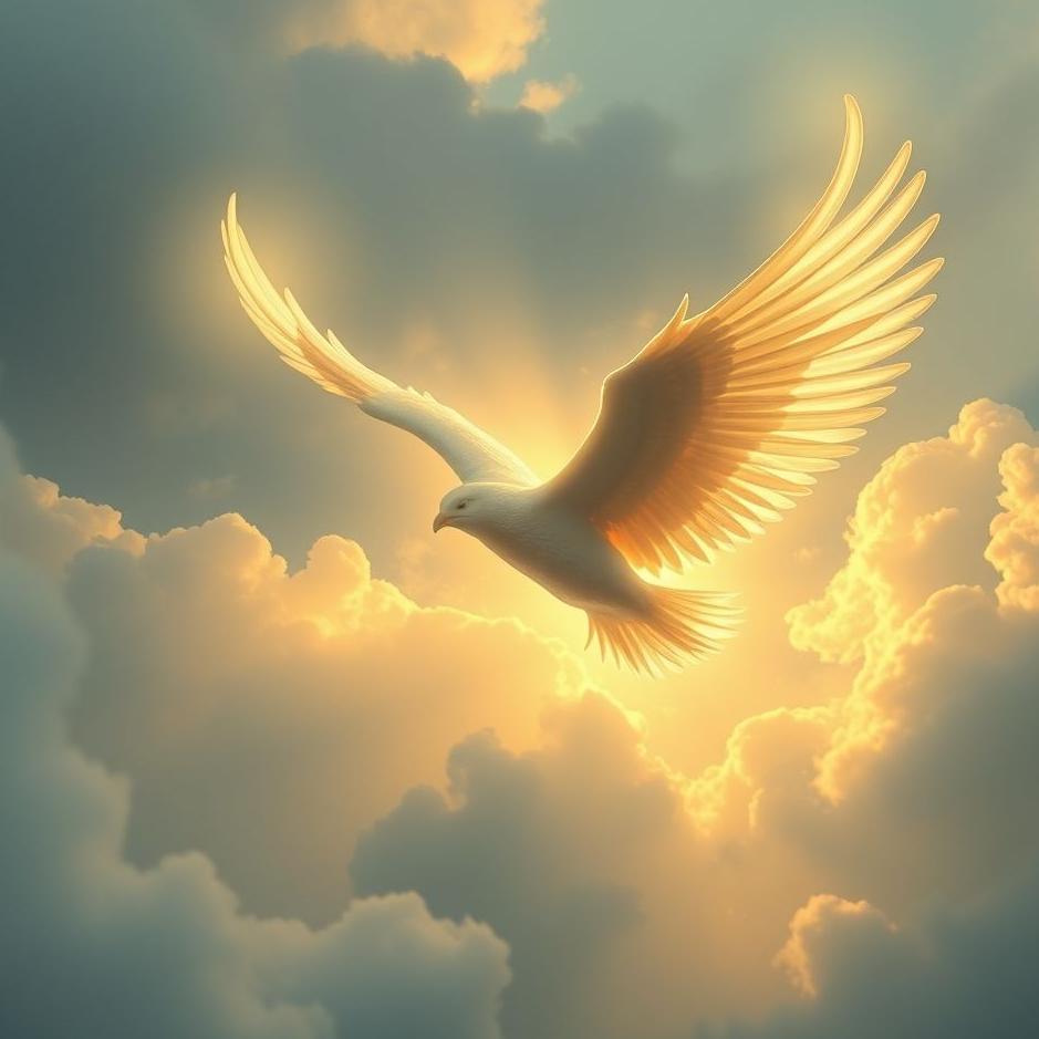 Dream : The sound of wings in a dream