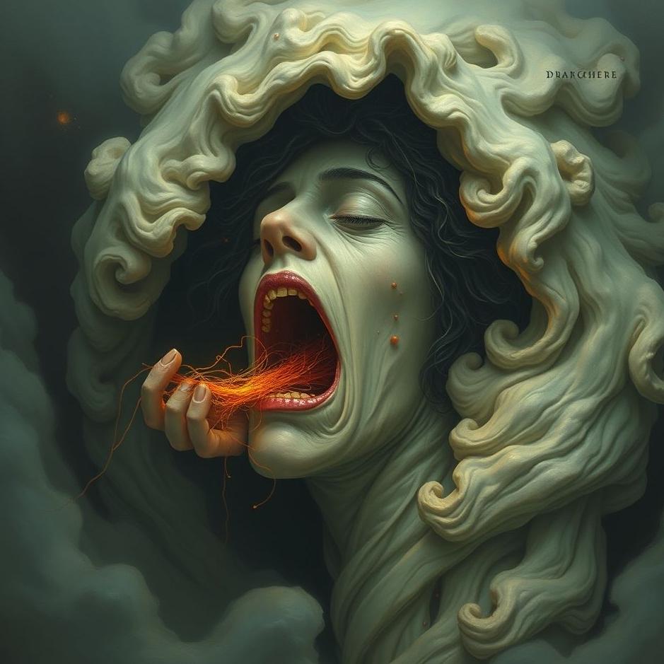 Dream : The spit of the mother in the dream