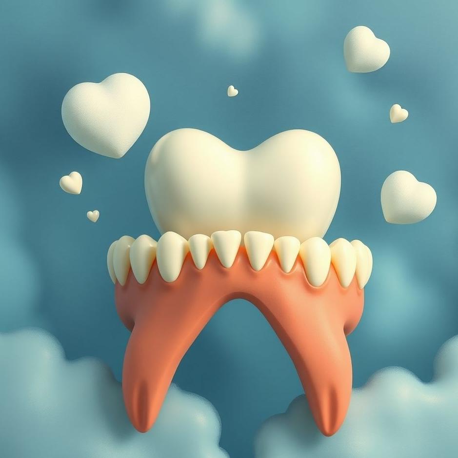 Dream : The spread of the lower tooth in the dream