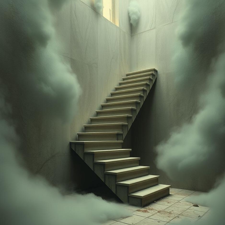 Dream : The stairs collapsing in a dream
