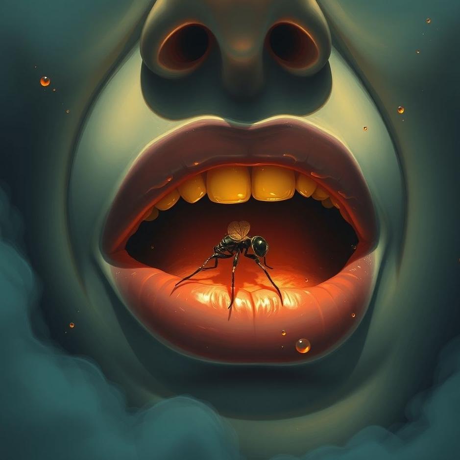 Dream : The sting on the mouth in the dream