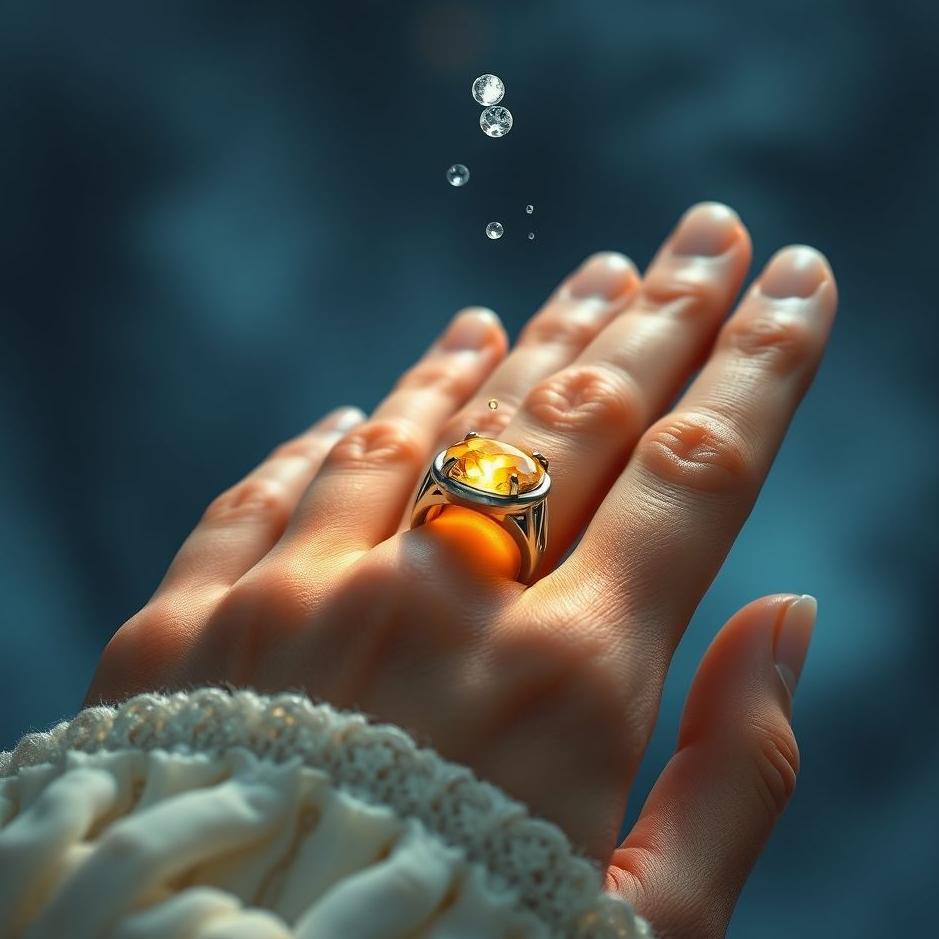 Dream : The stone of the ring on your finger falling off in a dream
