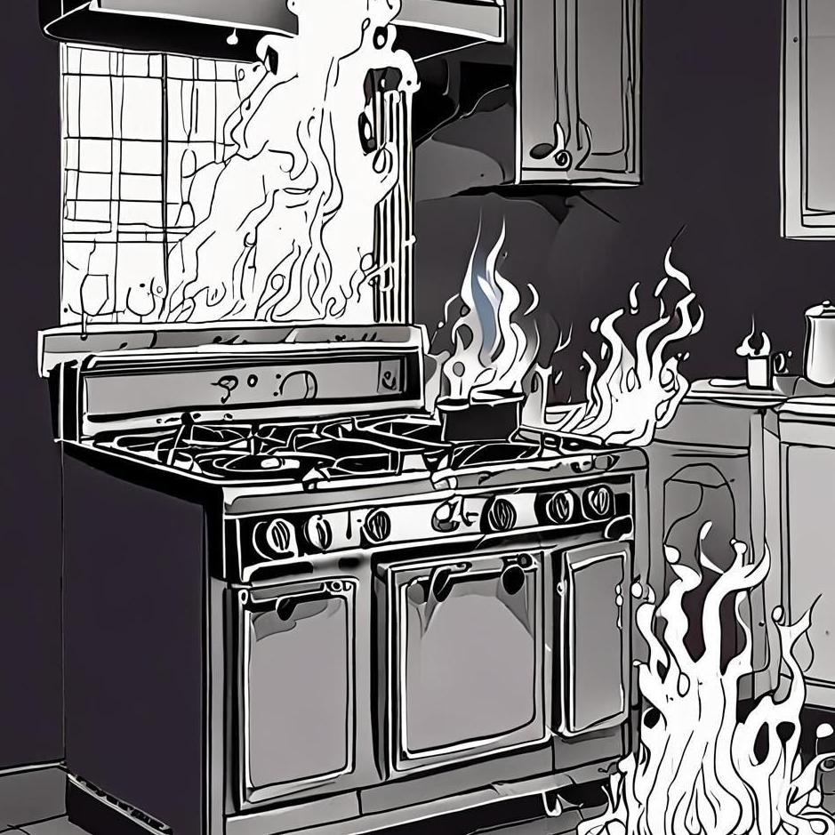 Dream : The stove exploding at home in a dream
