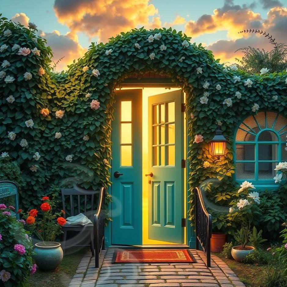 Dream : The street door of the house open in a dream