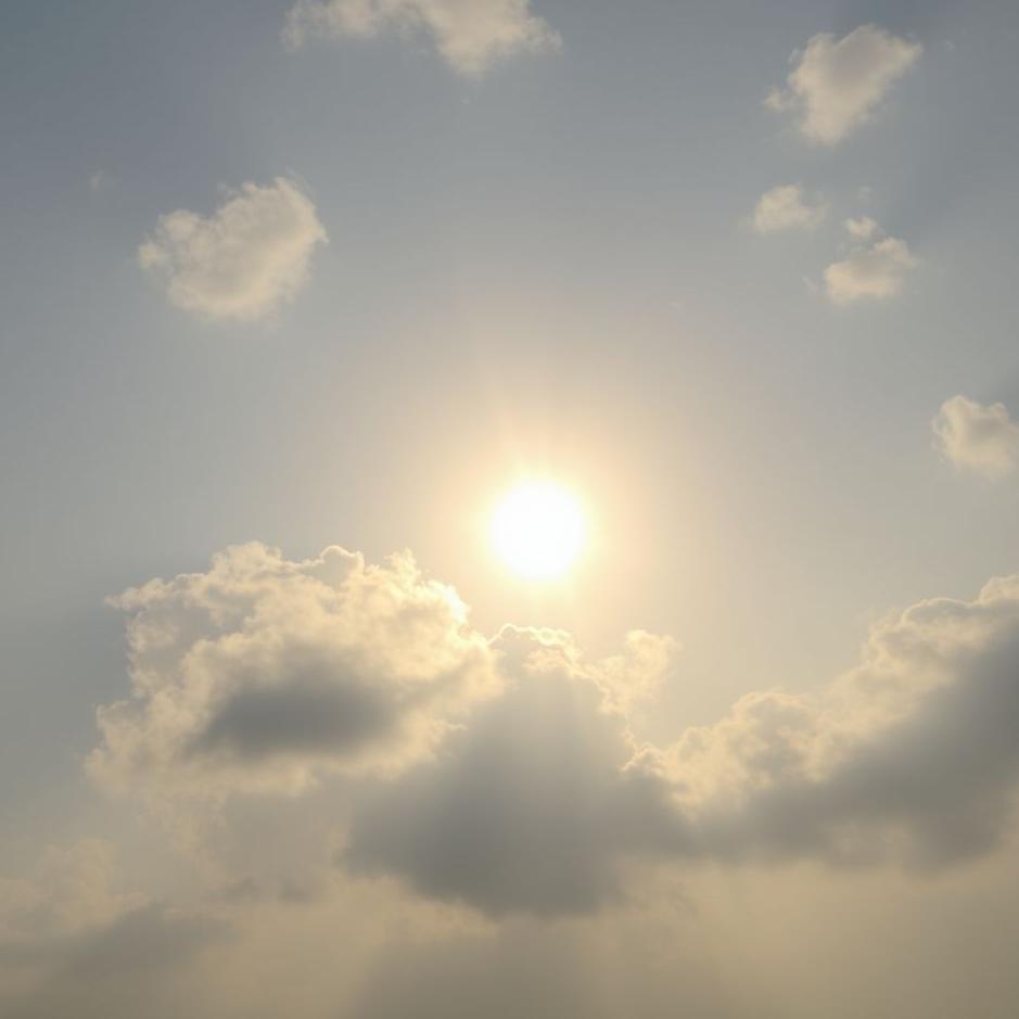 Dream : The sun and clouds in a dream