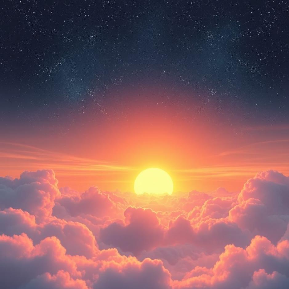 Dream : The sun and stars in a dream