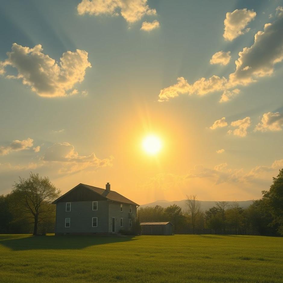 Dream : The sun in your home in a dream