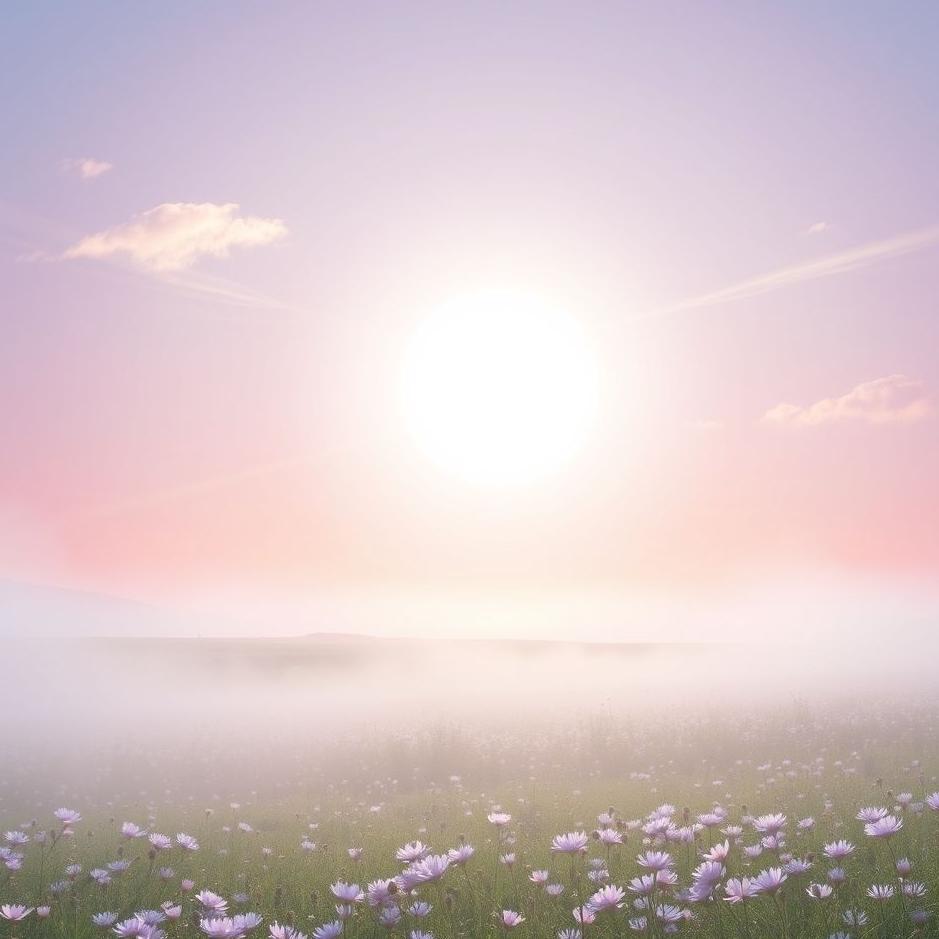 Dream : The sun white in a dream