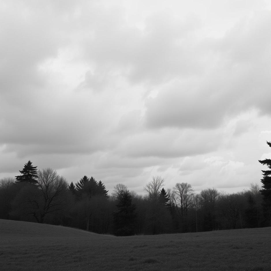 Dream : The surroundings in black and white in a dream