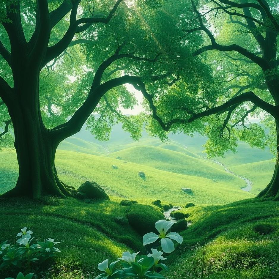 Dream : The surroundings turning green in a dream