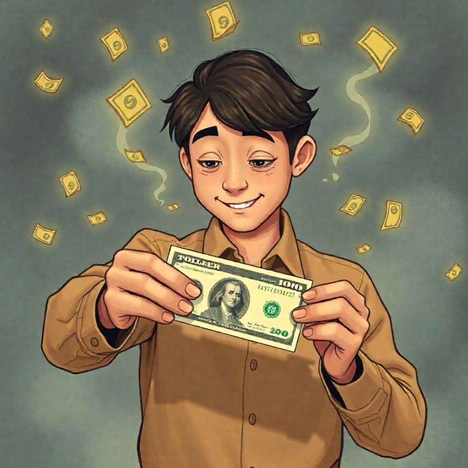 Dream : The teacher giving me money in a dream