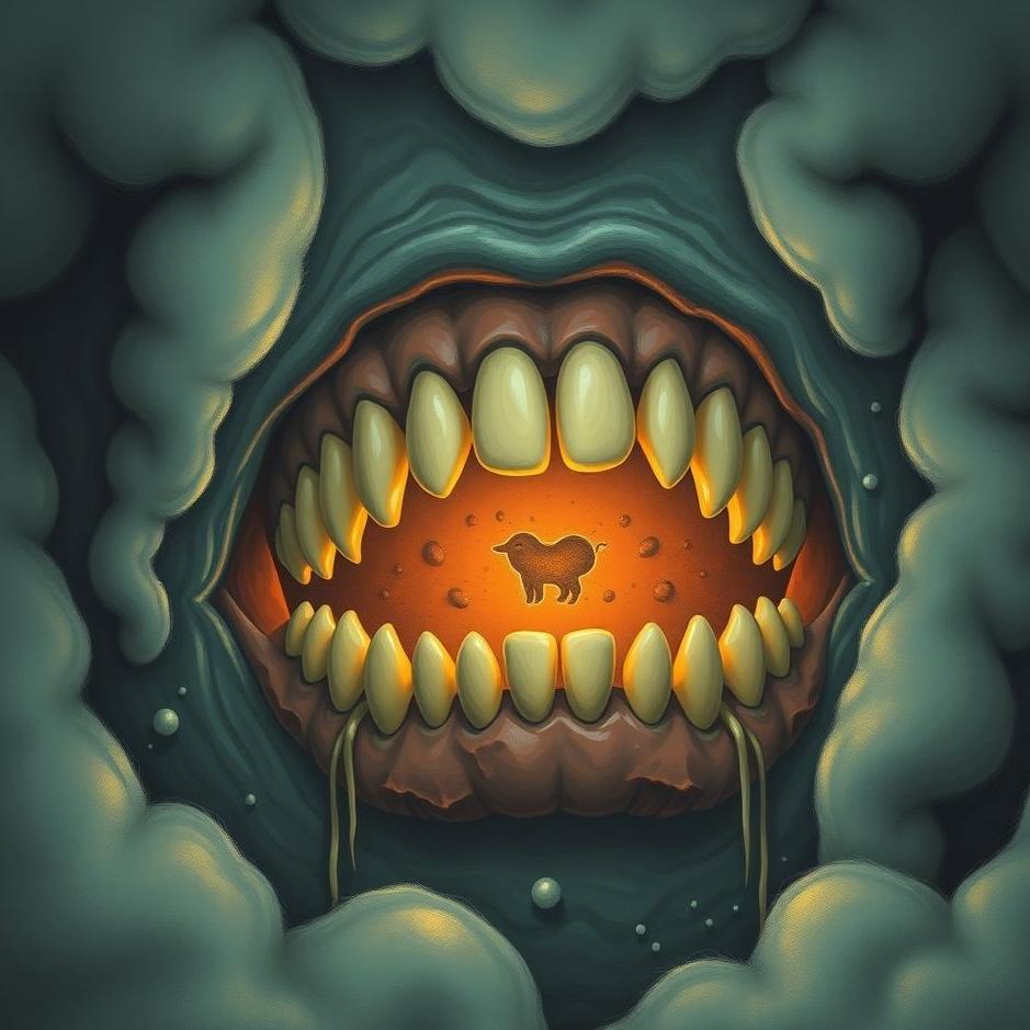 Dream : The ten outer teeth breaking in a dream