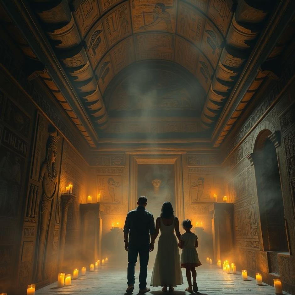 Dream : The tomb with the family in the dream