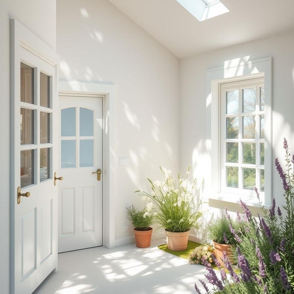 Dream : The walls of the house white in a dream