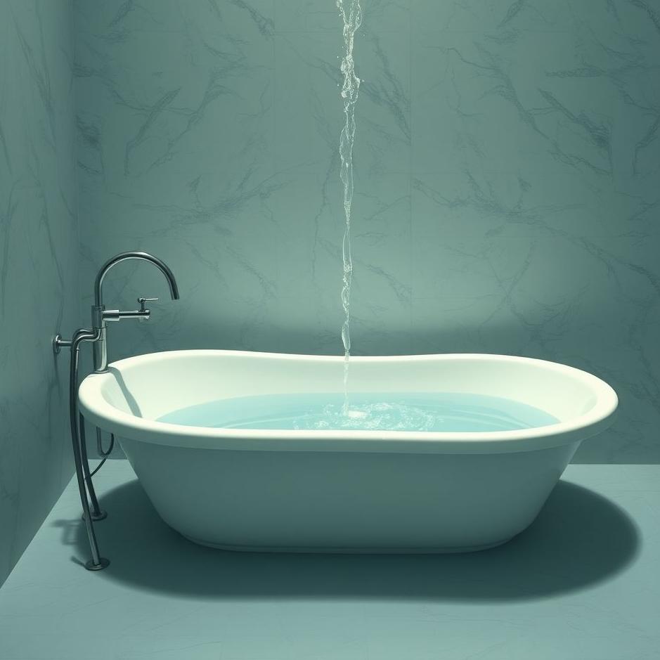 Dream : The water cut off in a bath in a dream