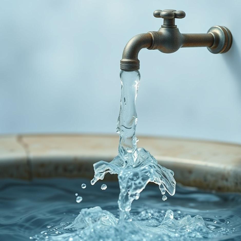 Dream : The water flowing from the tap overflowing in a dream