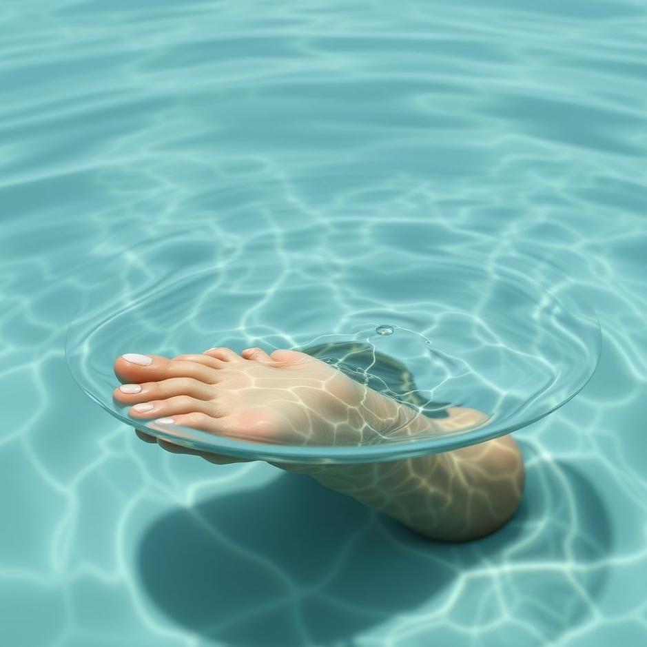 Dream : The water sink of the foot in the dream