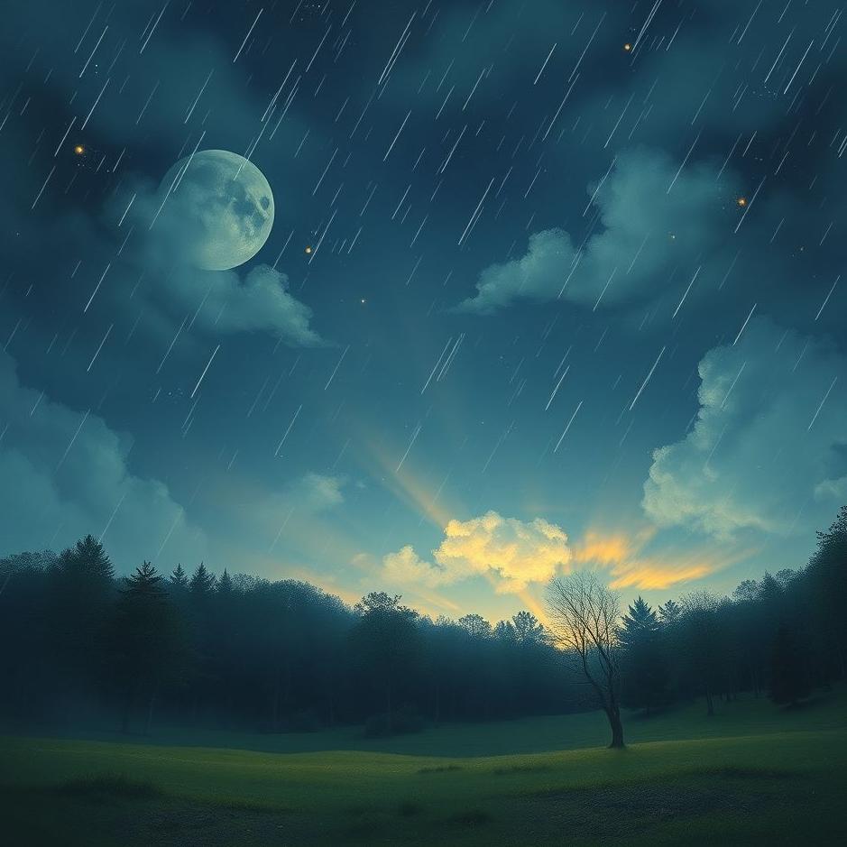 Dream : The weather at night in a dream