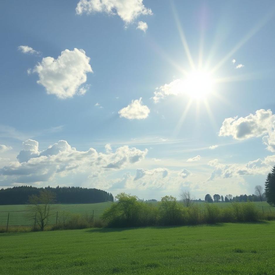 Dream : The weather bright in a dream