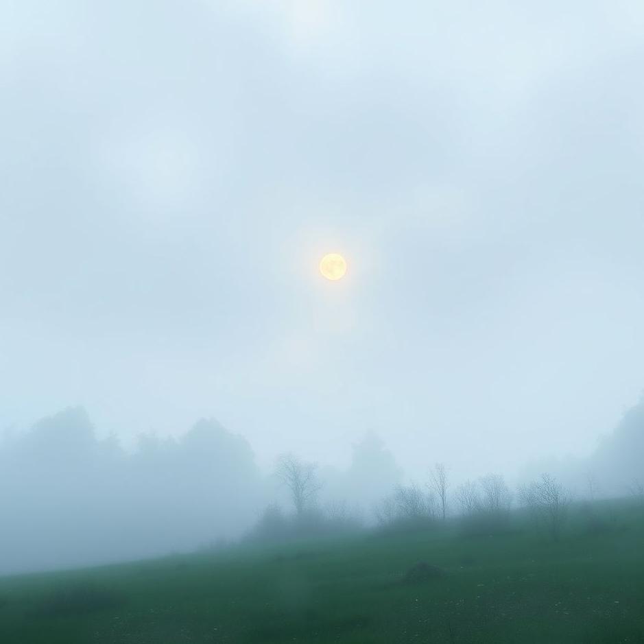 Dream : The weather foggy in a dream