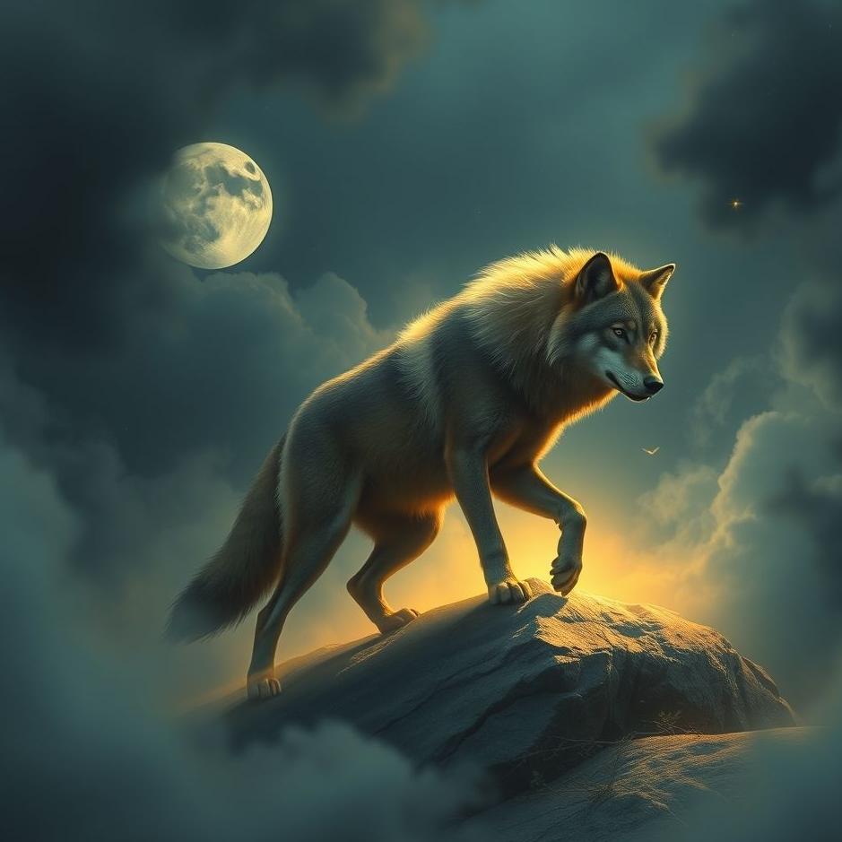 Dream Dictionary : The wolf out of the foot in the dream