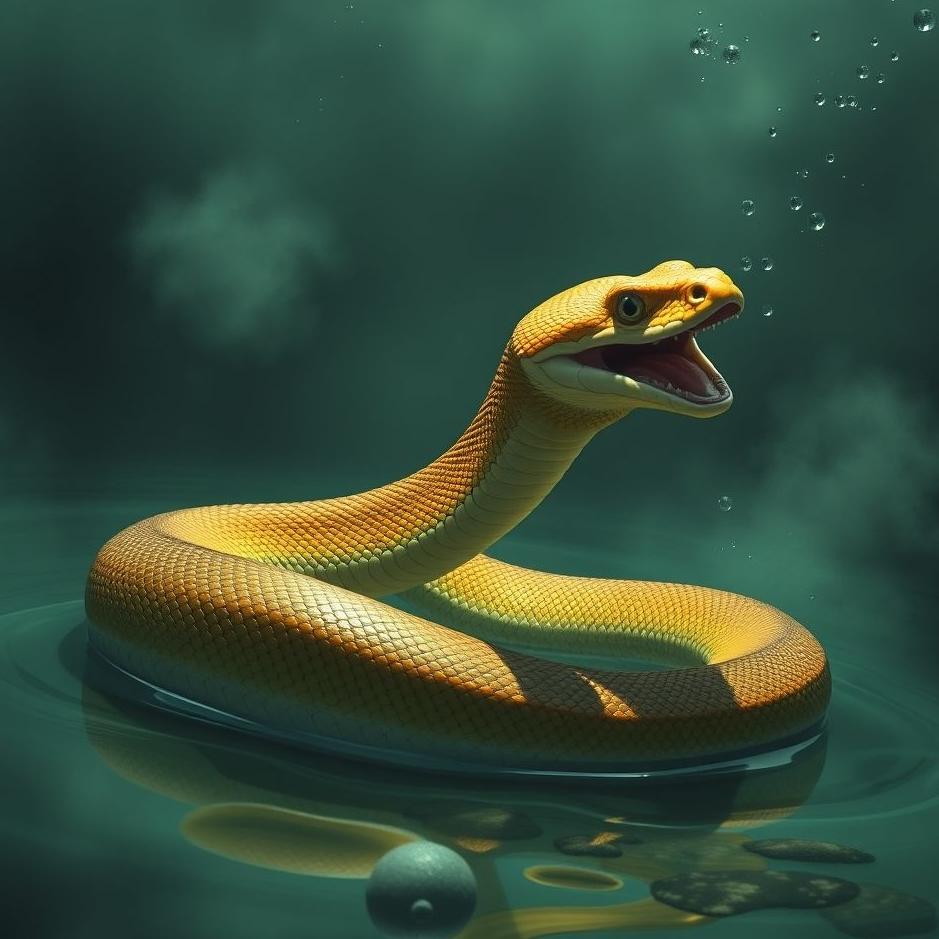 Dream : Thick and long snake in a dream