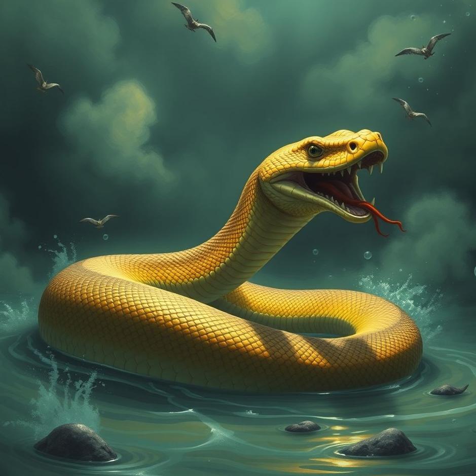 Dream : Thick big snake in a dream