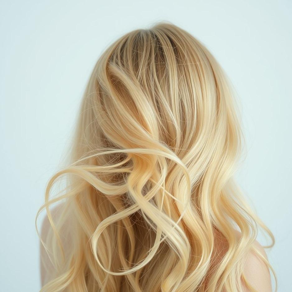 Dream : Thick blond hair in a dream