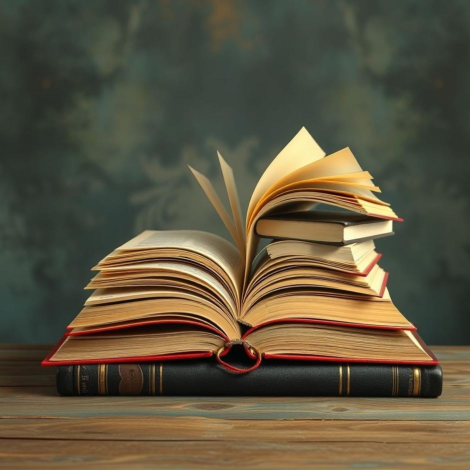 Dream : Thick books in a dream