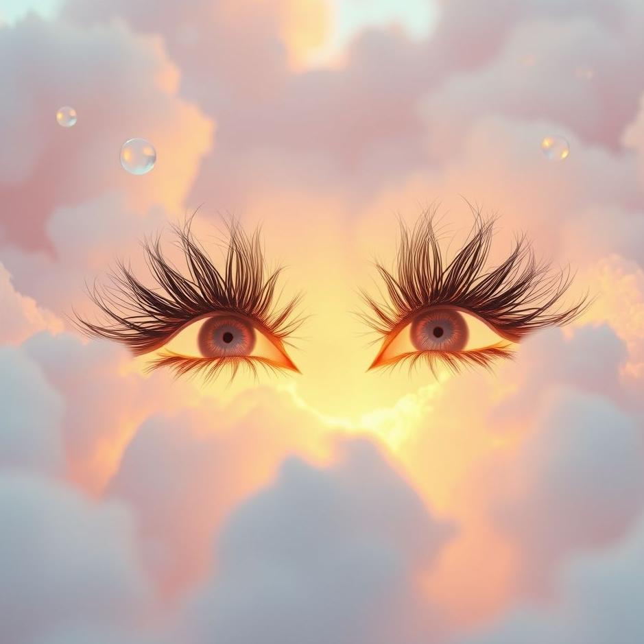 Dream : Thick eyelashes in a dream