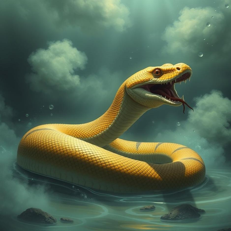 Dream : Thick huge snake in a dream