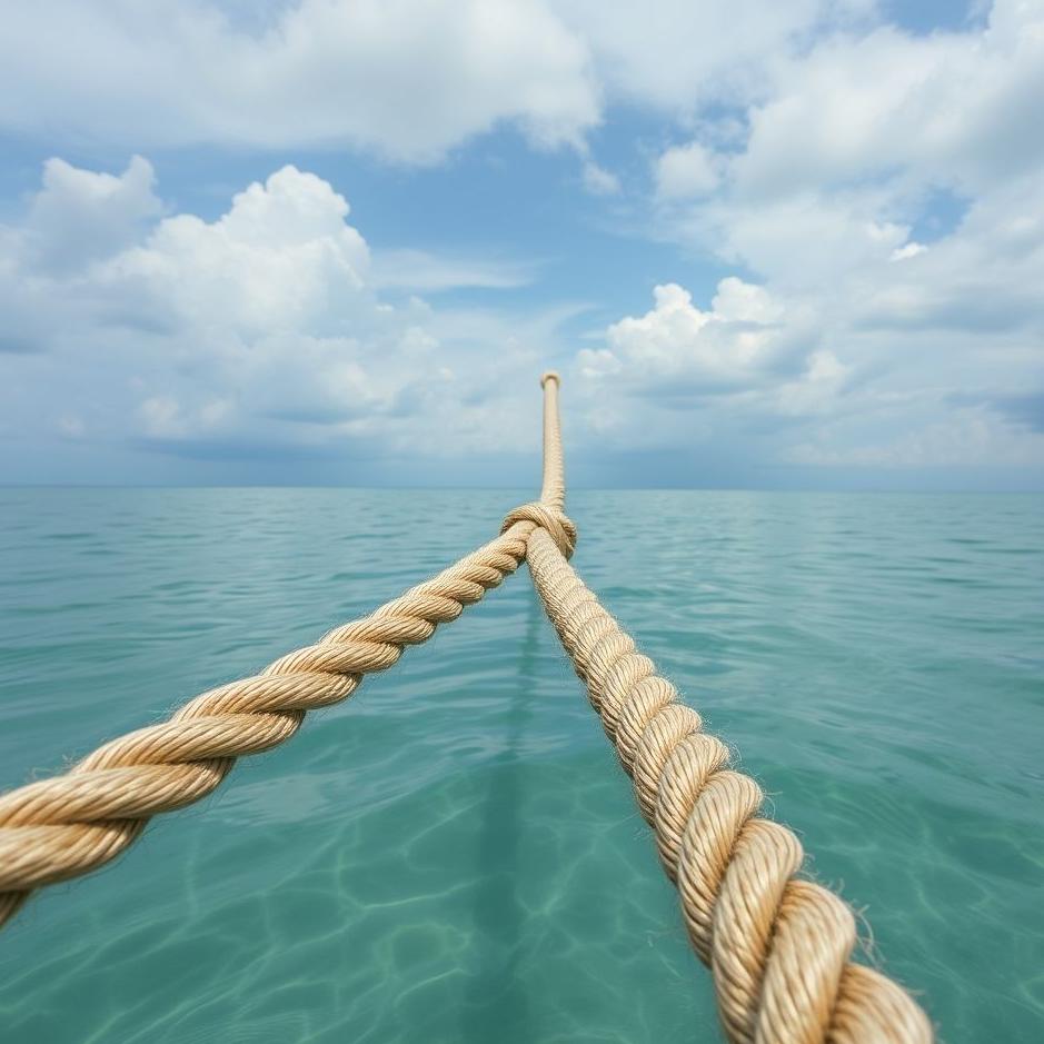 Dream : Thick long rope in a dream