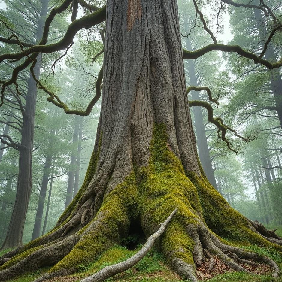 Dream : Thick tree trunk in a dream