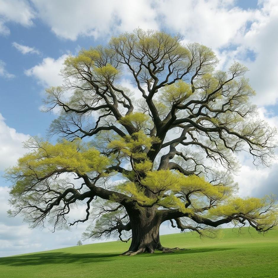 Dream : Thick-trunked tree in a dream