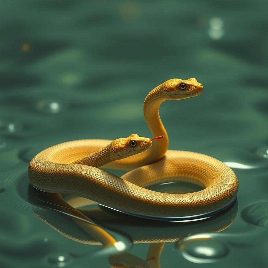 Dream : Thin snakes in a dream