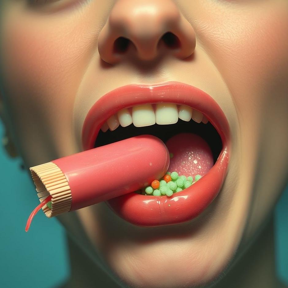 Dream : Throw the gum from the mouth in the dream