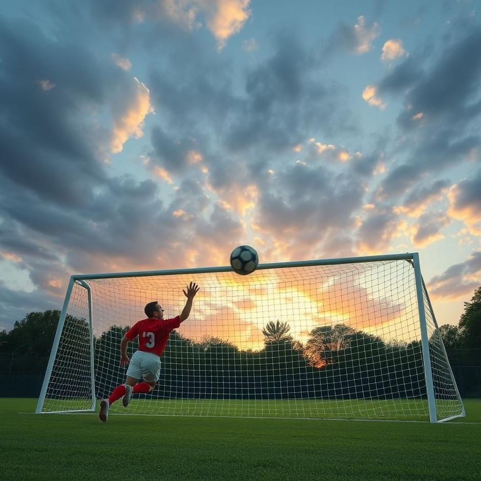 Dream : Throwing a ball into a goal in a dream