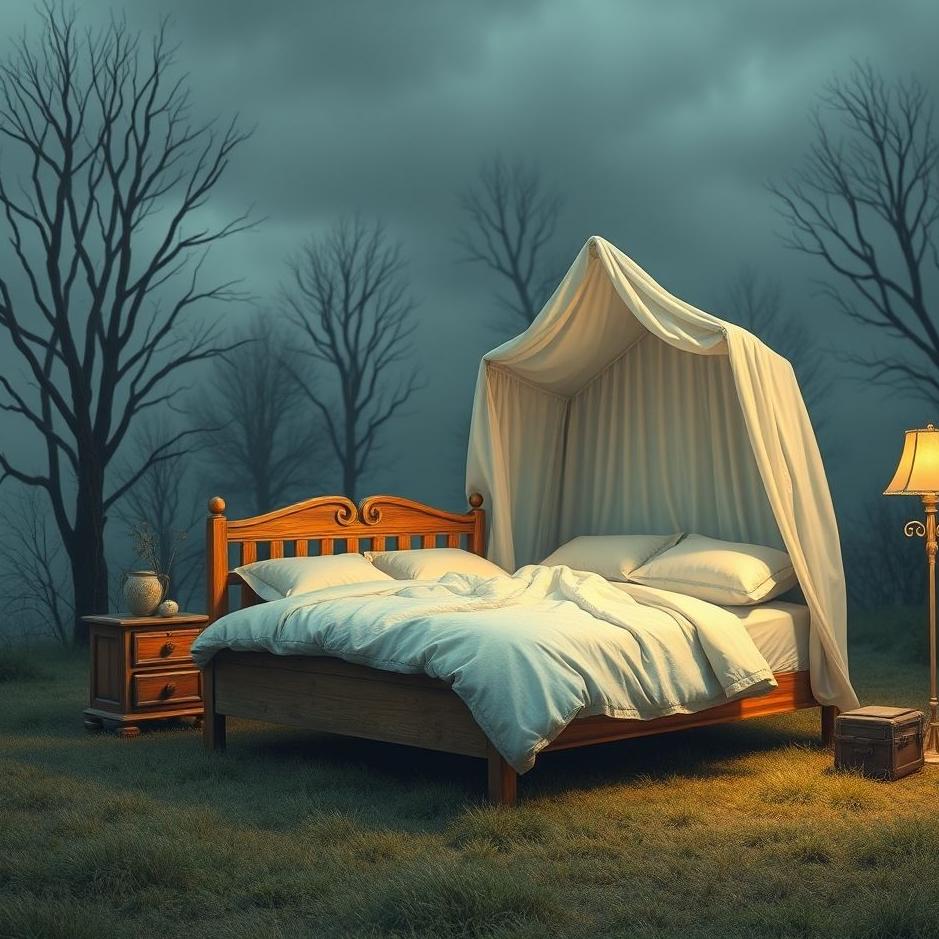 Dream : Throwing a bed out of your house in a dream