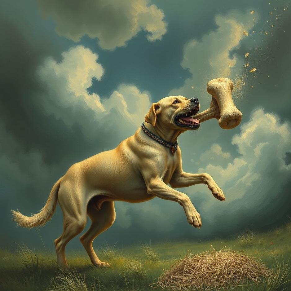 Dream : Throwing a bone in a dream