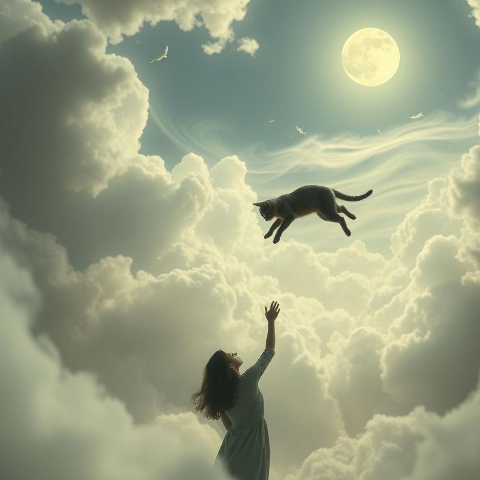 Dream : Throwing a cat down in a dream