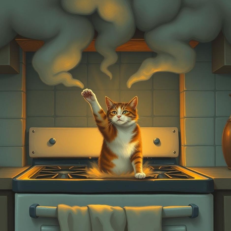 Dream : Throwing a cat into the stove in a dream