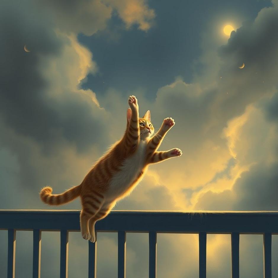 Dream : Throwing a cat off the balcony in a dream