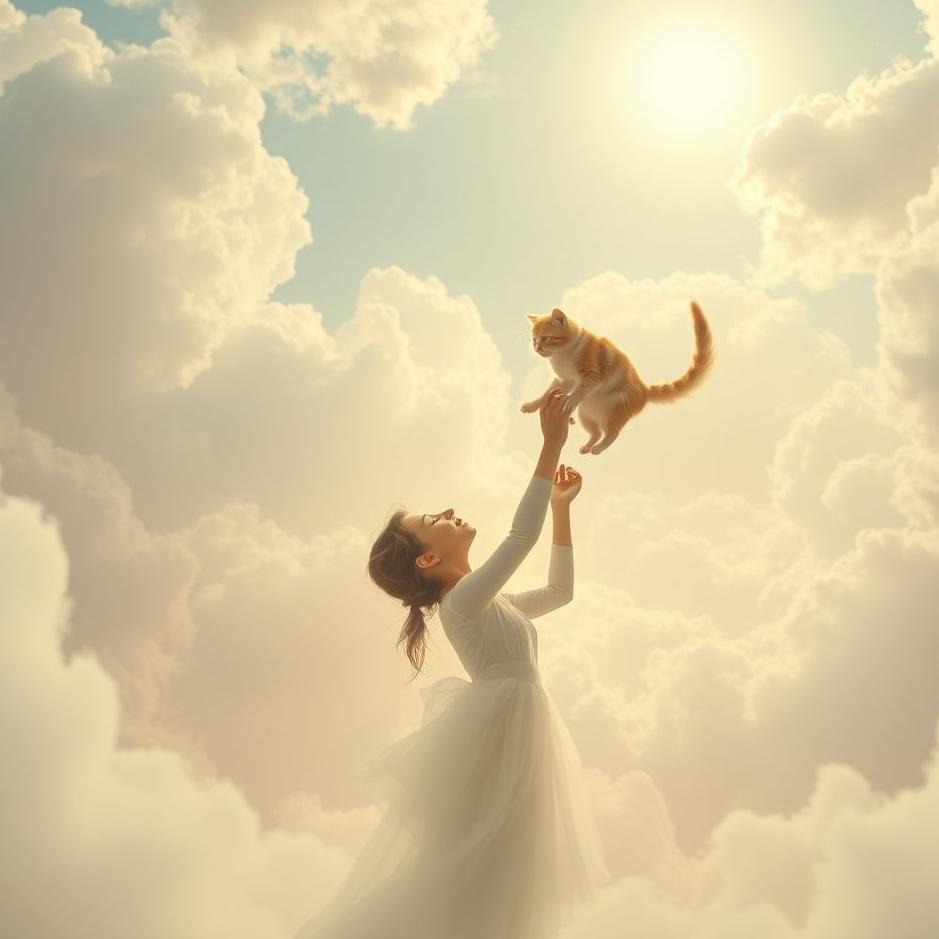 Dream : Throwing a cat on yourself in a dream