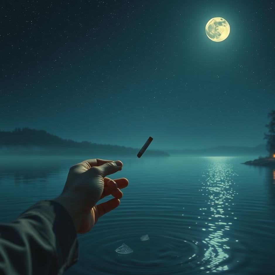 Dream : Throwing a cigarette butt in a dream