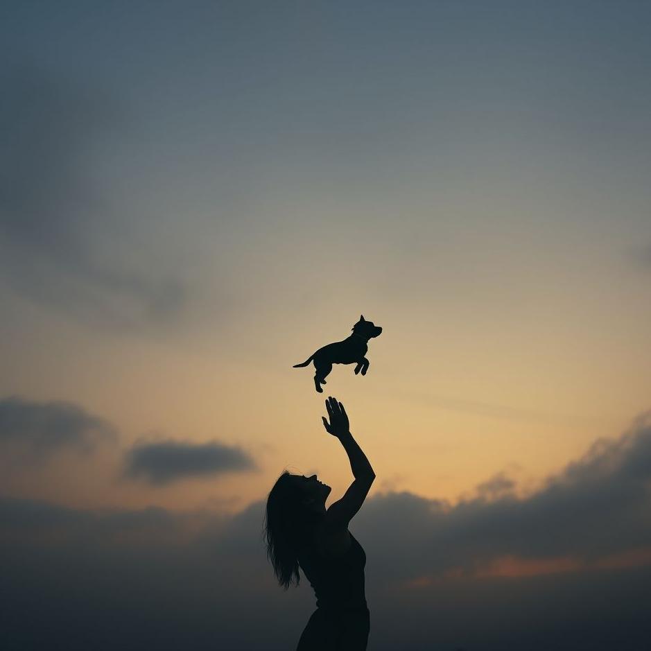 Dream : Throwing a dog away in a dream