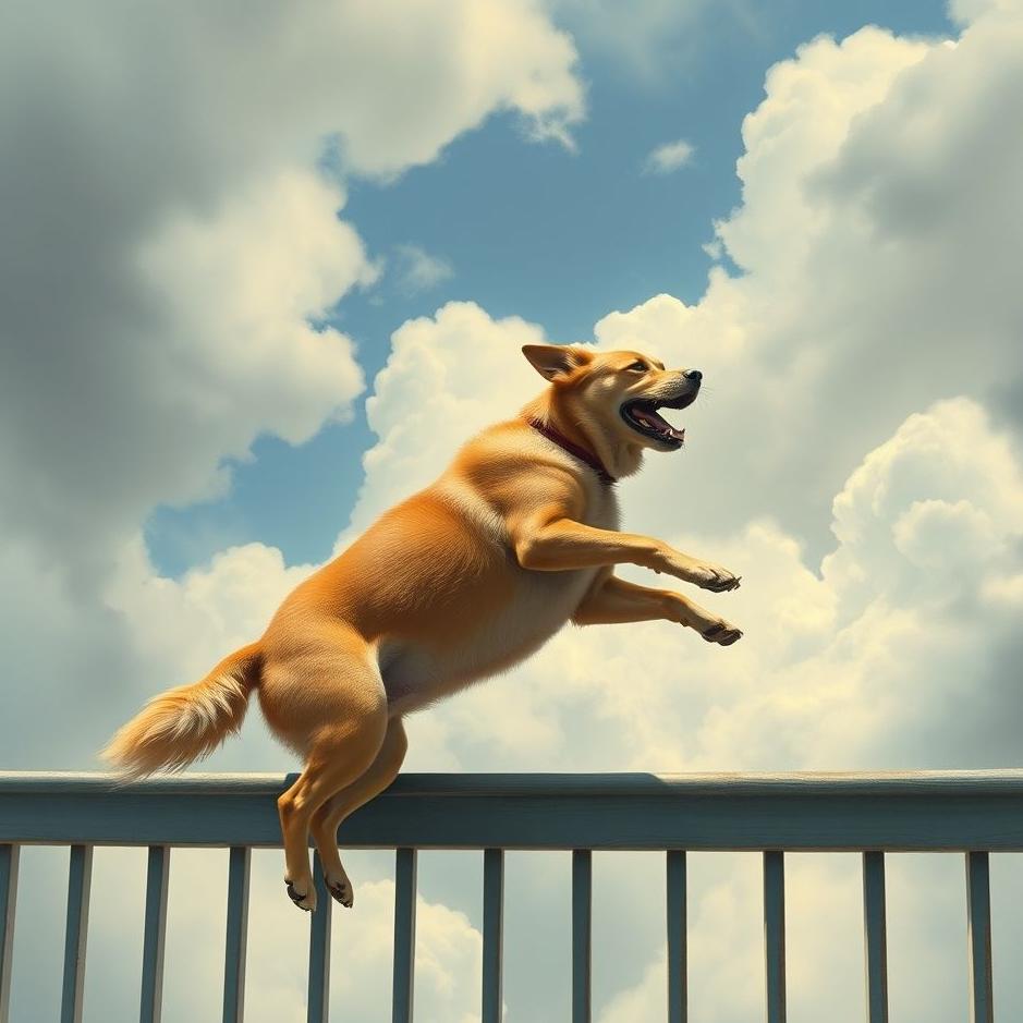 Dream : Throwing a dog off a balcony in a dream