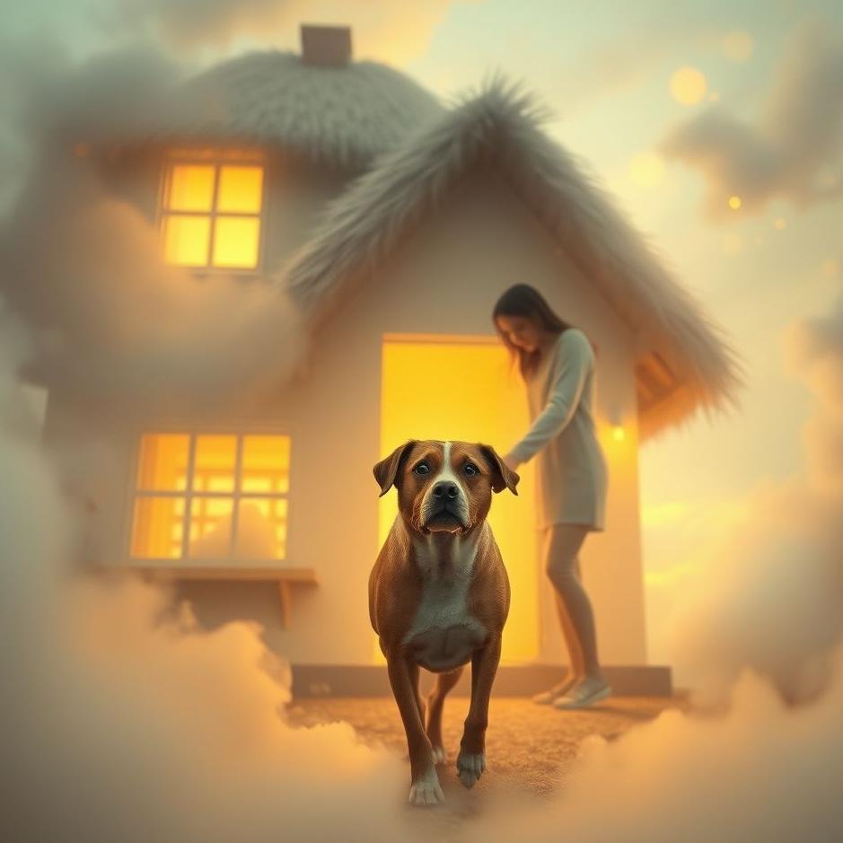 Dream : Throwing a dog out of the house in a dream