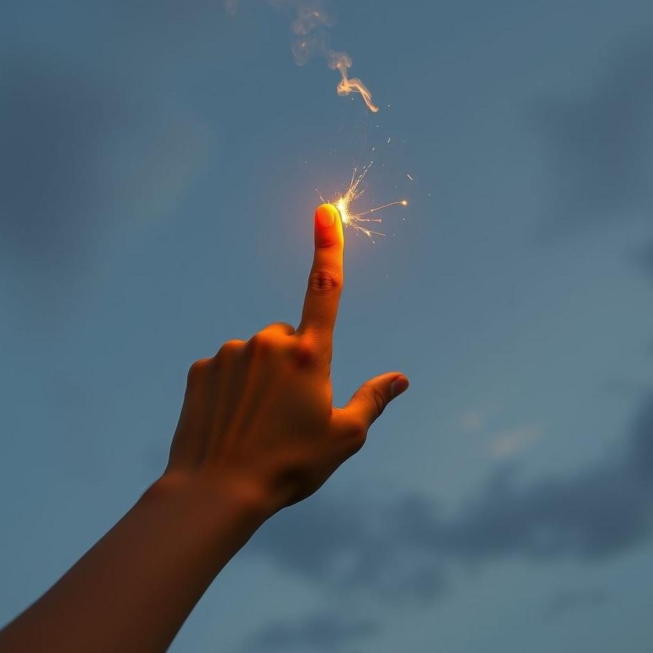 Dream : Throwing a finger in a dream