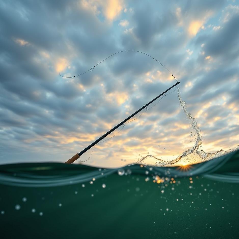 Dream : Throwing a fishing rod into a goal in a dream